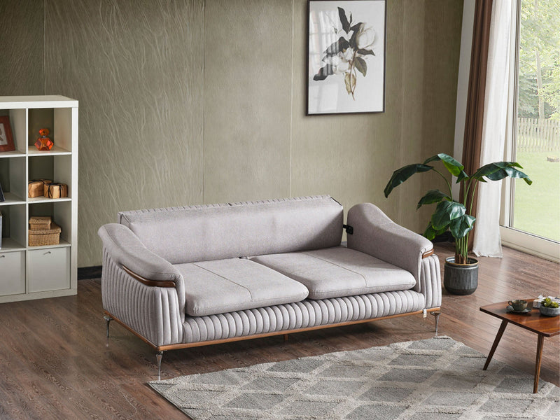 Ahsen 3-pieces (Sofa & Loveseat & Chair) Livingroom in Beige - 200-ELIF-AHS-MOD-BEI-321