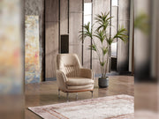 Ahsen 3-pieces (Sofa & Loveseat & Chair) Livingroom in Khaki - 200-ELIF-AHS-MOD-KHA-321