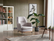 Ahsen 3-pieces (Sofa & Loveseat & Chair) Livingroom in Khaki - 200-ELIF-AHS-MOD-KHA-321
