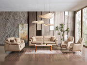 Ahsen 3-pieces (Sofa & Loveseat & Chair) Livingroom in Light Grey - 200-ELIF-AHS-MOD-LGRY-321