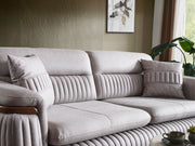 Ahsen 3-pieces (Sofa & Loveseat & Chair) Livingroom Set Light Grey in Light Grey - 200-AHS-MODLGRAY-321