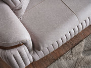 Ahsen Convertible Loveseat in Khaki - 200-ELIF-AHS-MOD-KHA-2