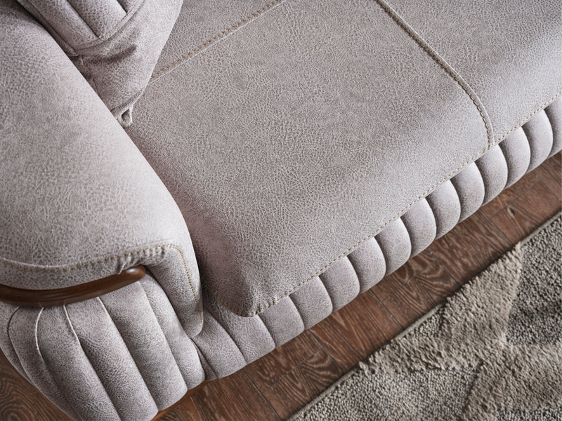 Ahsen Convertible Loveseat in Khaki - 200-ELIF-AHS-MOD-KHA-2