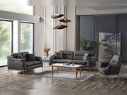 Ahsen Convertible Loveseat in Khaki - 200-ELIF-AHS-MOD-KHA-2