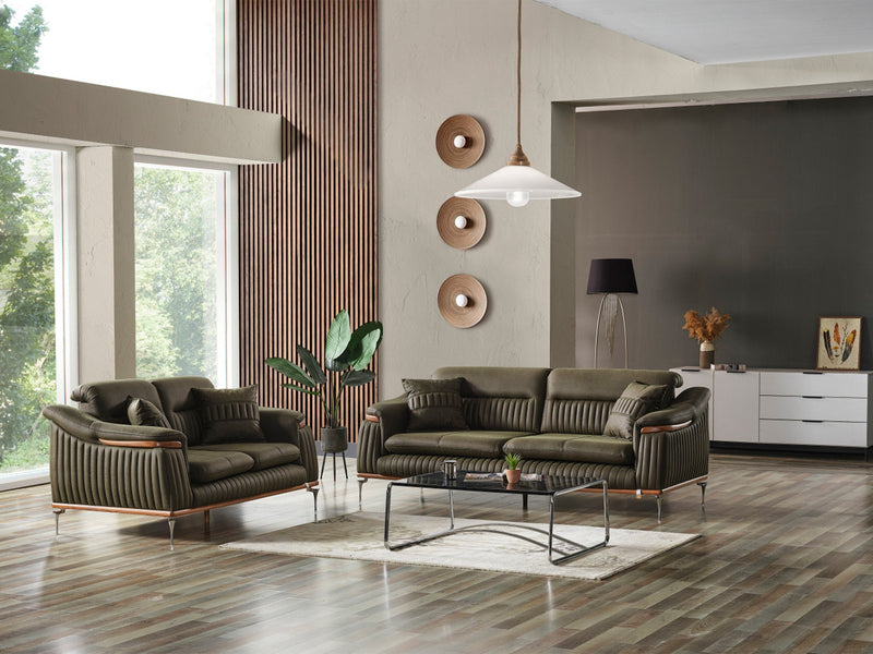 Ahsen Convertible Loveseat in Light Grey - 200-ELIF-AHS-MOD-LGRY-2