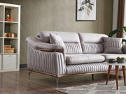 Ahsen Convertible Loveseat in Light Grey - 200-ELIF-AHS-MOD-LGRY-2