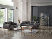 Ahsen Convertible Loveseat in Light Grey - 200-ELIF-AHS-MOD-LGRY-2