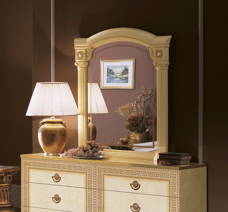 Aida Ivory Mirror - i37960 - Gate Furniture