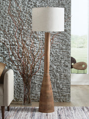 Ailsa Natural Brown Floor Lamp - L329111