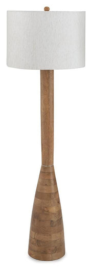 Ailsa Natural Brown Floor Lamp - L329111