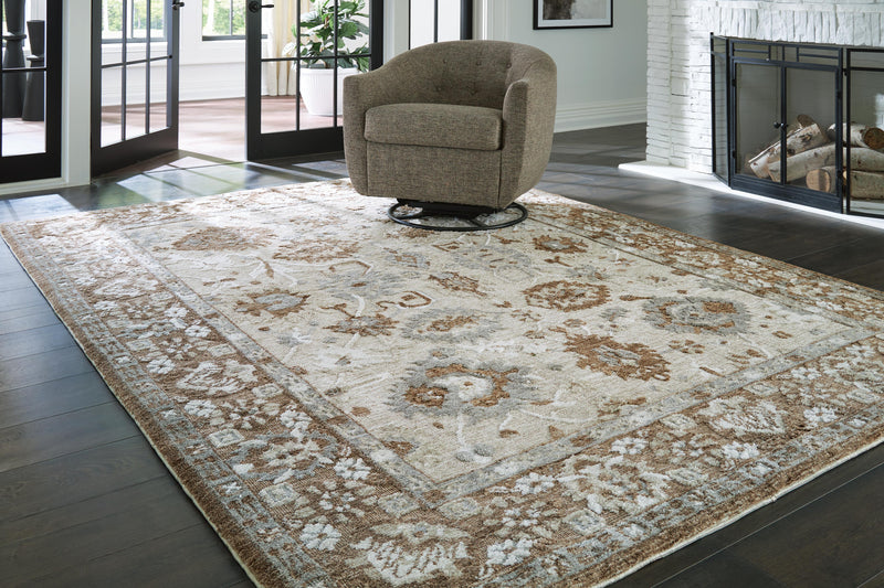 Ainswick Brown/Beige/Gray Memory Foam Large Rug - R407881