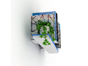 Air Minus Shelf in White-Pink - 760-AIR-RF160201