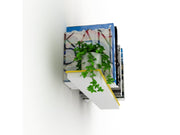 Air Minus Shelf in White-Pink - 760-AIR-RF160201