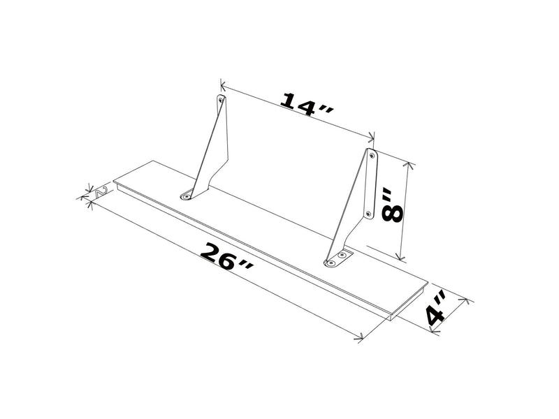 Air Minus Shelf in White-Yellow - 760-AIR-RF160202