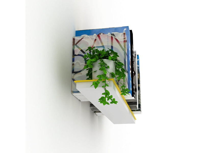 Air Minus Shelf in White-Yellow - 760-AIR-RF160202