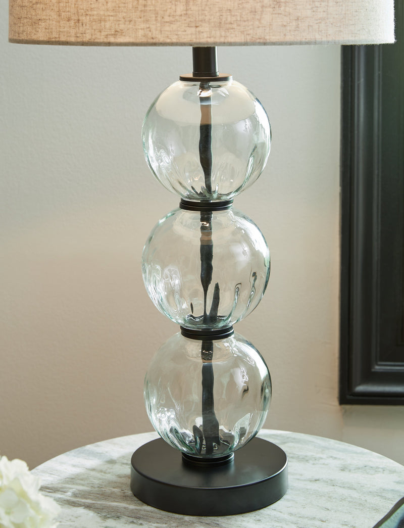 Airbal Clear/Black Table Lamp (Set of 2) - L431604