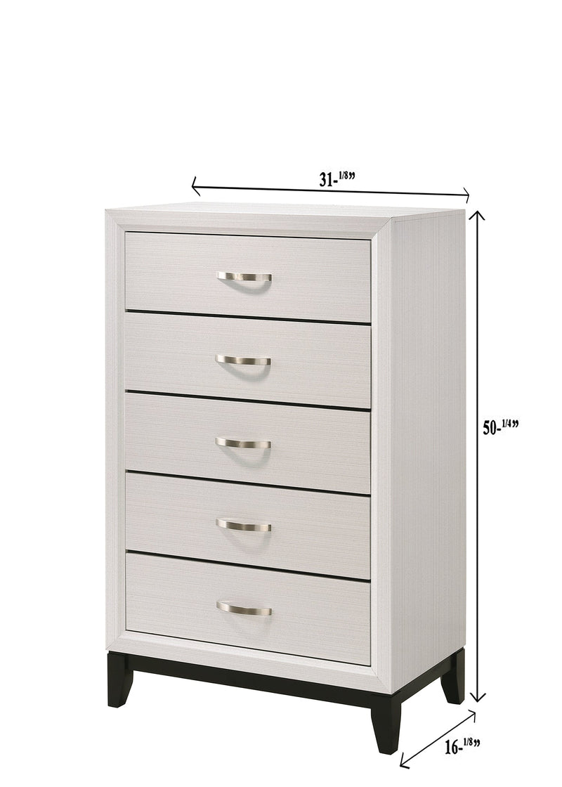 Akerson Chalk Panel Bedroom Set - Gate FurnitureBedroom Set