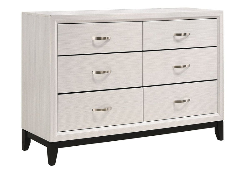 Akerson Chalk White Dresser - Gate FurnitureDresser