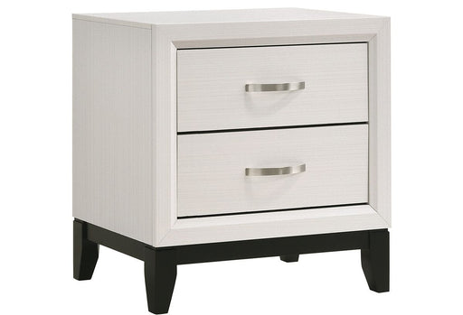 Akerson Chalk White Nightstand - Gate FurnitureNightstand