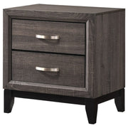 Akerson Gray Nightstand - Gate FurnitureNightstand