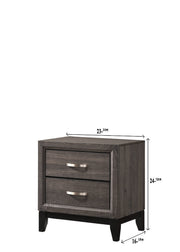 Akerson Gray Panel Bedroom Set - Gate FurnitureBedroom Set