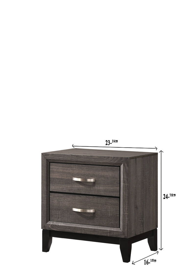 Akerson Gray Panel Bedroom Set - Gate FurnitureBedroom Set