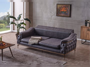 Akik 3-pieces (Sofa & Loveseat & Chair) Livingroom in Anthracite - 200-ELIF-AKI-E113-321