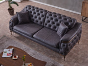 Akik 3-pieces (Sofa & Loveseat & Chair) Livingroom in Beige - Brown - 200-ELIF-AKI-E112-321