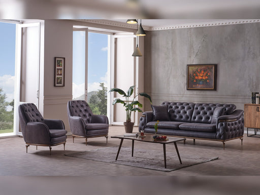 Akik Convertible Sofa in Anthracite - 200-ELIF-AKI-E113-3