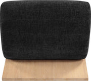 Akira Fabric Upholstered Accent Chair in Black - 33071Black-C