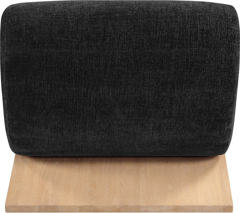 Akira Fabric Upholstered Accent Chair in Black - 33071Black-C