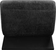 Akira Fabric Upholstered Accent Chair in Black - 33072Black-C