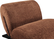 Akira Fabric Upholstered Accent Chair in Cognac - 33072Cognac-C