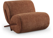 Akira Fabric Upholstered Accent Chair in Cognac - 33073Cognac-C
