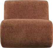 Akira Fabric Upholstered Accent Chair in Cognac - 33073Cognac-C