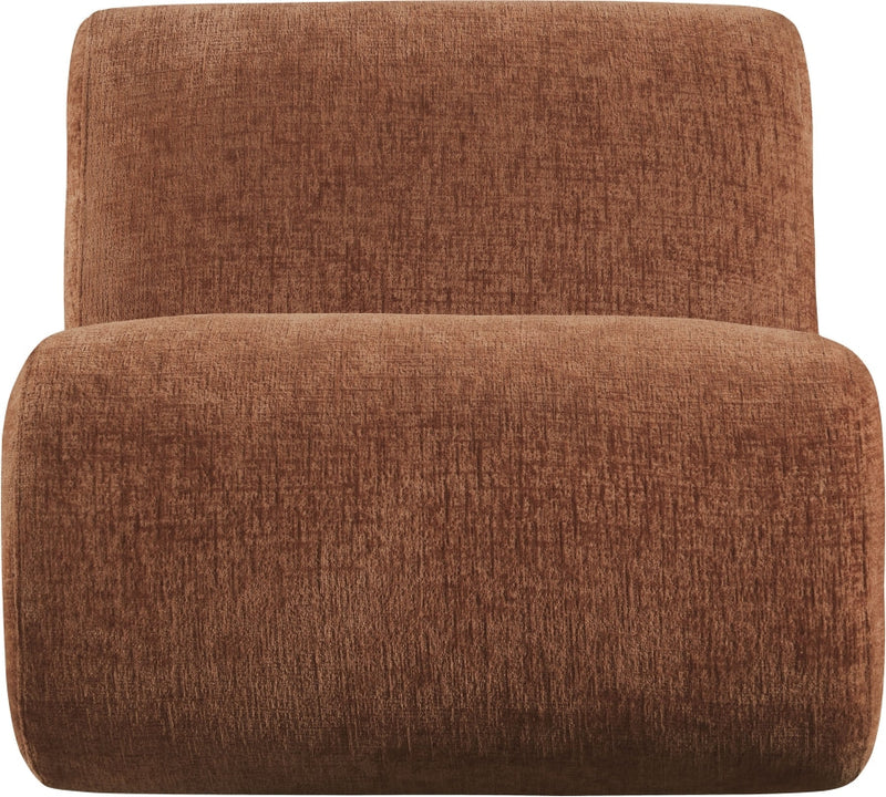 Akira Fabric Upholstered Accent Chair in Cognac - 33073Cognac-C