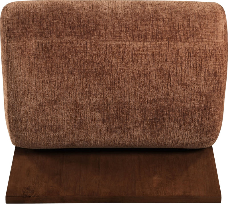 Akira Fabric Upholstered Accent Chair in Cognac - 33073Cognac-C