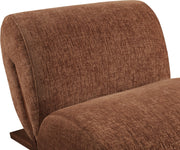 Akira Fabric Upholstered Accent Chair in Cognac - 33073Cognac-C