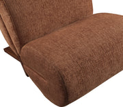 Akira Fabric Upholstered Accent Chair in Cognac - 33073Cognac-C