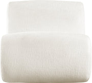 Akira Fabric Upholstered Accent Chair in Cream - 33071Cream-C
