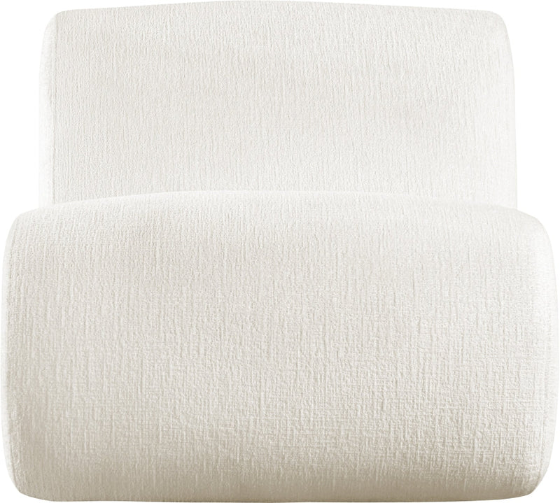 Akira Fabric Upholstered Accent Chair in Cream - 33071Cream-C