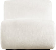 Akira Fabric Upholstered Accent Chair in Cream - 33072Cream-C