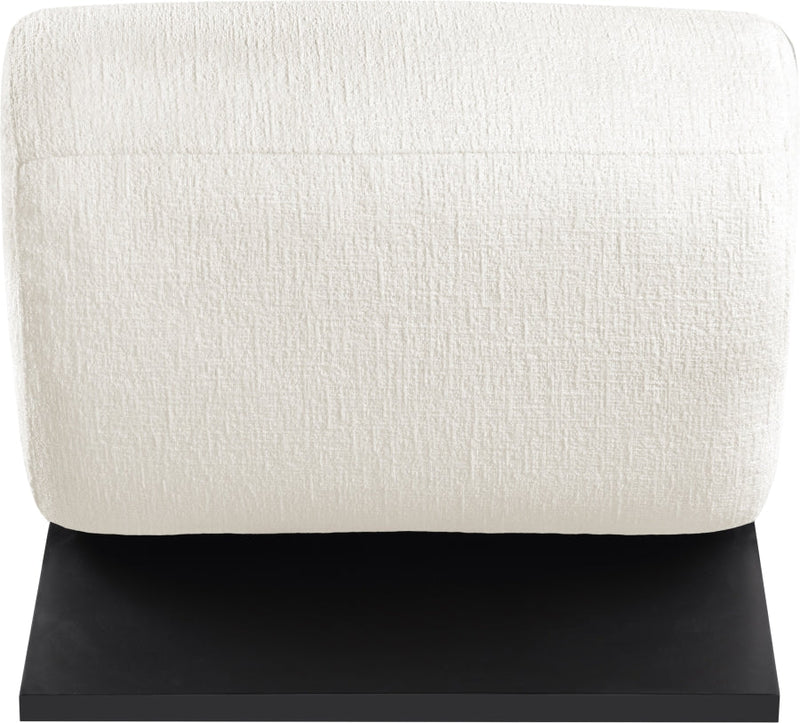 Akira Fabric Upholstered Accent Chair in Cream - 33072Cream-C