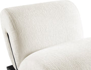 Akira Fabric Upholstered Accent Chair in Cream - 33072Cream-C