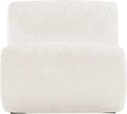 Akira Fabric Upholstered Accent Chair in Cream - 33073Cream-C