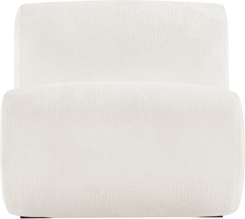 Akira Fabric Upholstered Accent Chair in Cream - 33073Cream-C