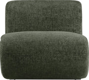 Akira Fabric Upholstered Accent Chair in Green - 33072Green-C