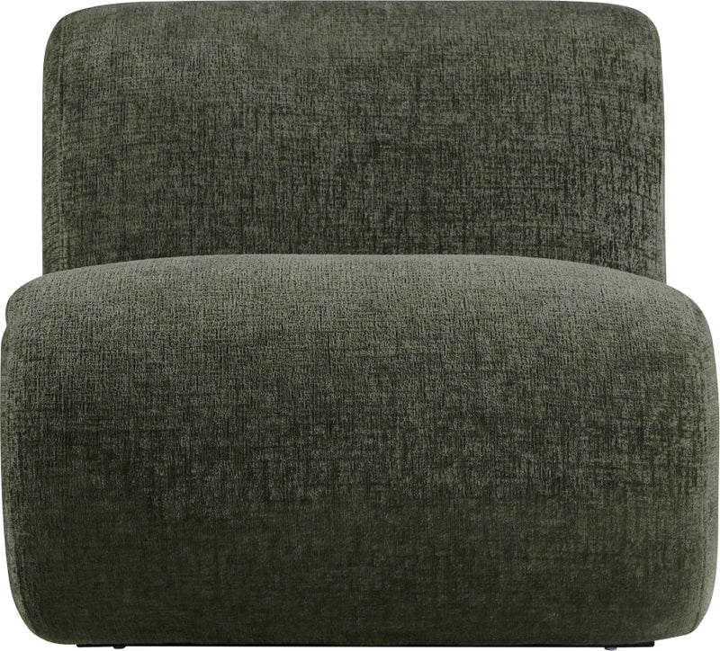 Akira Fabric Upholstered Accent Chair in Green - 33072Green-C