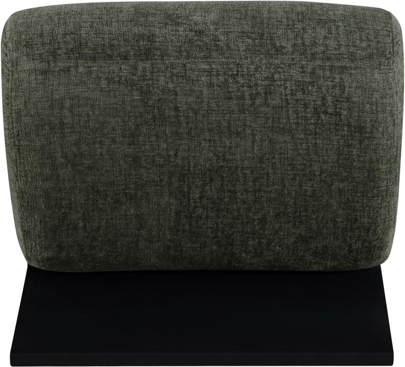 Akira Fabric Upholstered Accent Chair in Green - 33072Green-C