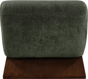 Akira Fabric Upholstered Accent Chair in Green - 33073Green-C
